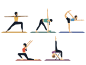 Yoga Spot Illustrations