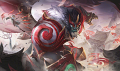 白色的PEKO酱采集到LOL皮肤原画插画
