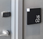 ALT Signage. : I had the interesting challenge of working on hotel signage for the ALT Hotel in Halifax. This included the hotel room numbers, large way-finding panels, emergency exit signs, floor numbers and original pictograms.Project done for LEMAYMICH