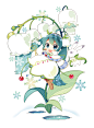  #小清新#2015雪初音~