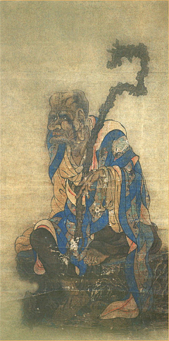 万里牵豬侠采集到贯休 罗汉