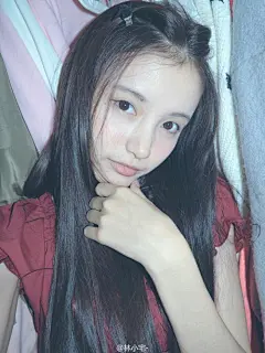 头像 图集 壁纸 软妹 日系 小清新 林小宅 发型 长发 直发 黑发