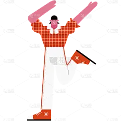 扁平风日常生活人物插画