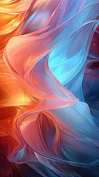 点击来源直接获取大图文件 |数字彩色透明玻璃 3D 抽象图形海报背景