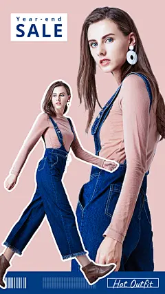 Fashion Women's Wear Year-End Sale Ecommerce Story