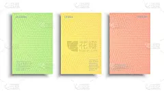 Brochure pastel halfton