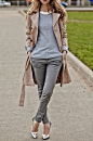 trench + basics = everyday chic!