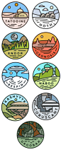 Star Wars Patches : Star wars planets I made with Adobe Illustrator CC 2015.