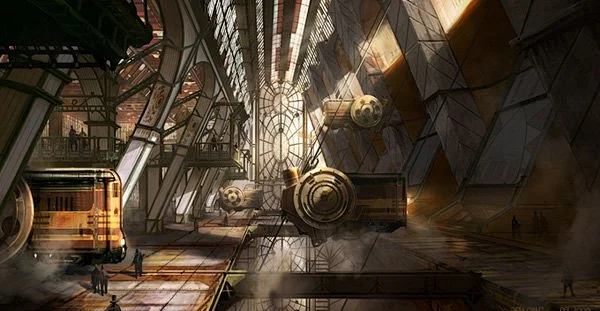 30张幻想的Steampunk(蒸汽朋克)插画欣赏-花瓣网