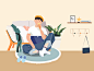 Multidimensional life in parallel world illustrations travel life house illustrations
