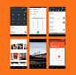 Android Nougat GUI ui kit .sketch .psd & .xd素材下载 - 爱果果