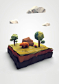 Low Polygon Artworks | Abduzeedo  low poly 低面低多边形图片