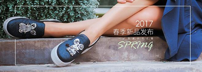 春季新品发布 女鞋 - Banner设计...