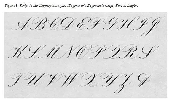 【iampeth翻译篇之一揭秘 the Copperplate-Spencerian Script】_圆体英文吧_百度贴吧-花瓣网