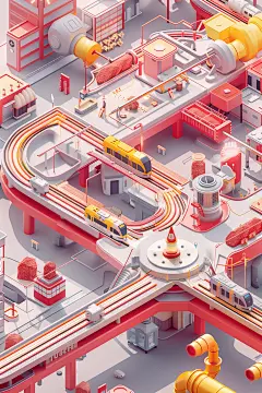 简约风城市插画 (40)