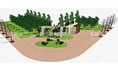 道路景观  - 源文件下载【酷图网】道路景观,道路绿化景观,园林道路景观,园林绿化,景观绿化,公路绿化