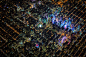 General 3000x2000 New York City USA night city aerial view skyscraper