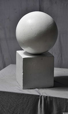 com十二面五角石膏几何体高清照片21o43q_花自飘零采集到素描采集