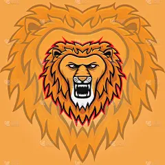 狮子,动物,吉祥物,分离着色,动物头,运动,野生动物,哺乳纲