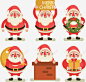 卡哇伊的圣诞老人 设计图片 免费下载 页面网页 平面电商 创意素材