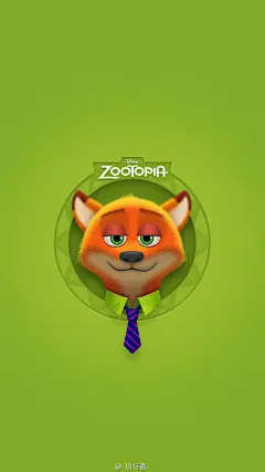 两张壁纸，高清版请在评论中自取～ #Zootopia# #疯狂动物城#