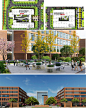 2021大学学校景观文本方案总图CAD平面学校景观中庭花园方案文本-淘宝网