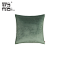 新中式抱枕清新靠枕套沙发靠垫样板房装饰手工清翠大方枕绿色-淘宝网