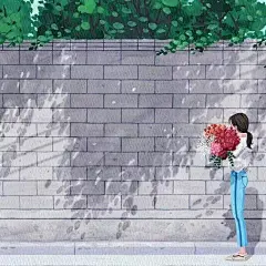 INS上超养眼的清新治愈孤独插画，想换头像的来~