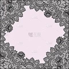 花边框架。