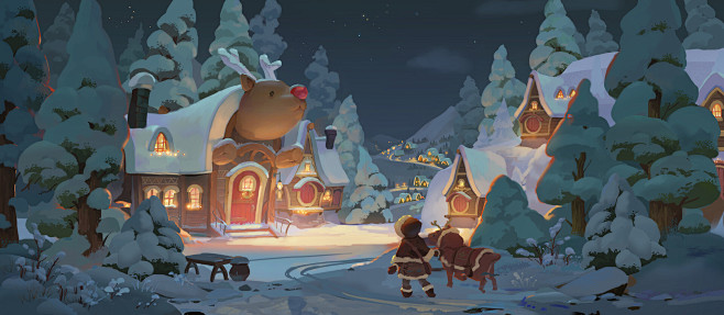 Reindeer village, Na...