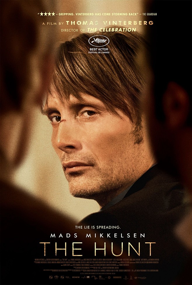 狩猎 Jagten (2012) 导演: 托马斯·温特伯格 主演: 麦斯·米科尔森 / 托玛斯·博·拉森 / 安妮卡·韦德科普 / 拉塞·福格 ...