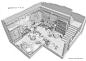 Room Designs by FZD Term 2 Students :   Here are some really nice line-drawings from our Term 2 students. To see more, please visit FZDSCHOOL.COM   Theme:   Design a teenager's r...