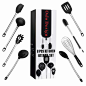 Amazon.com: Kitchen Utensil Set, Set of 8 Silicone Kitchen Utensils Best Cooking Utensils for Pots and Pans, Non-Stick Cooking Utensils Spatula Set Heat Resistant, Dishwasher and Grill Saf: Gateway