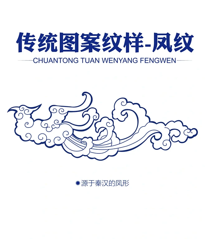 传统图案纹样-凤纹(6)
