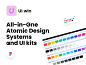 UI-win: All-in-One Atomic Design System & UI kits — Figma Resources on UI8