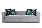 Acapulco Sofa in Cannes Cannon Grey