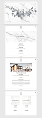 Carrara Vineyard Event + Wedding Website / Marble / Modern / Neutral / Minimal / Black & White / Customizable