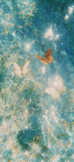 蓝调蝴蝶壁纸