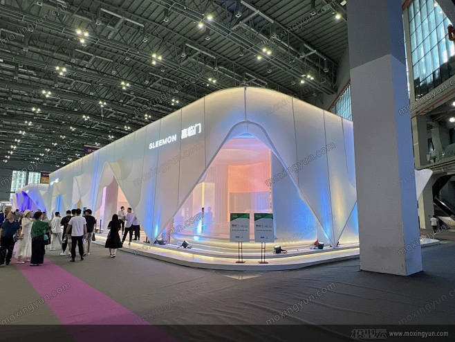 2023中国（上海）国际家具博览会展台搭建图片-模型云展台设计案例-花瓣网