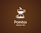 标志说明：立陶宛克莱佩达Pointas咖啡馆logo设计欣赏