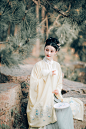 东篱酒 花朝记汉服 明制刺绣菊花立领对襟广袖衫3米裙摆春夏女装-淘宝网