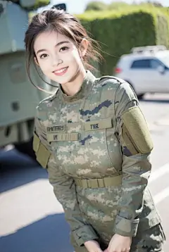 特种女兵高清壁纸，气质美女艺术照写真-今日头条