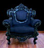 Baroque style Italian armchair