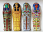 大英博物馆纪念品——埃及木乃伊造型铅笔盒。
