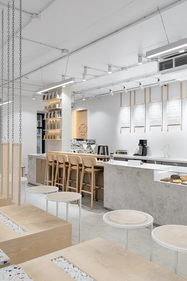 ABC COFFEE ROASTERS Minimalist interior design for a coffee shop in