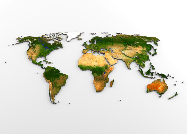 世界地图3d