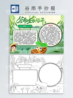 谷雨手抄报  - 源文件下载【酷图网】谷雨手抄报,手抄报,电子小报,学生小报,学生手抄报,校报,模板,电子手抄报,简报,手抄报模板,涂色手抄报,小报空白模板,空白手抄报,手抄报线稿,板报,谷雨,传统节气,春天节气,春天,节气,24节气,谷雨小报,班级小报,校园电子小报,24节气小报,传统手抄报,谷雨板报,谷雨校园板报,谷雨电子小报