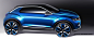 VW bringing high-riding T-Roc concept to Geneva : Volkswagen is no stranger to building crossover concepts. In just the past few years it has debuted the three-row CrossBlue, midsize Cross Coupe and tiny Taigun, and it has yet one will bow at the 2014 Gen