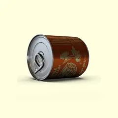 时尚简洁食品易拉罐样机