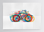 Bicycles: Illustration Series by Daniel González | Inspiration Grid | Design Inspiration